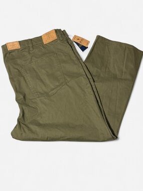 Polo Ralph Lauren Olive Green Classic Fit Stretch Men’s Chinos Size 52B x 30 NWT